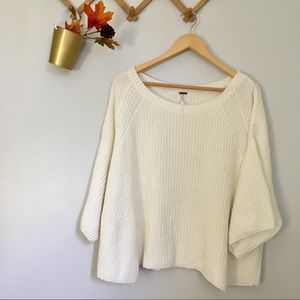 FREE PEOPLE wide sleeve sweater